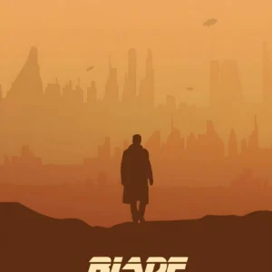 Plakat Blade Runner 2049 - minimalistyczny Zielony