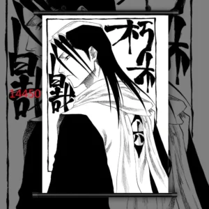 Plakat Bleach - czarno-biała grafika anime Wzór 1