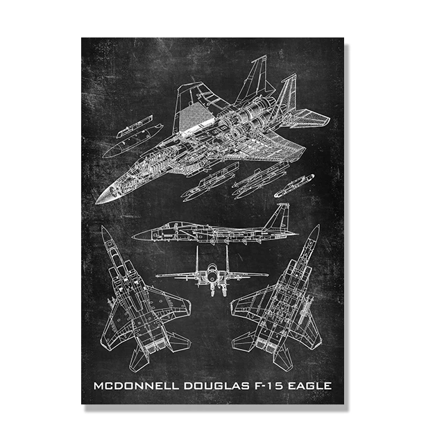Plakat blueprint prom kosmiczny vintage Pomarańczowy