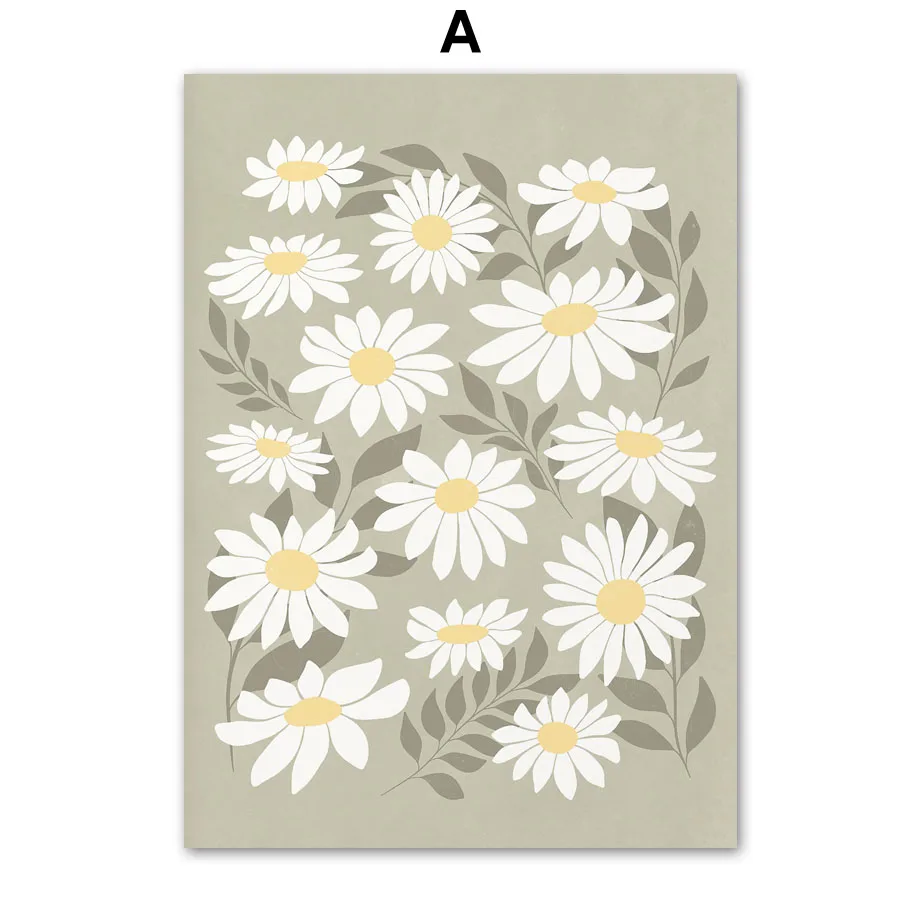 Plakat boho abstrakcyjny color block Wzór 3