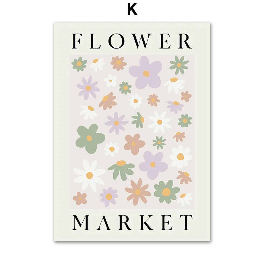 Plakat boho w stylu Matisse'a - liść i słońce Wzór 4