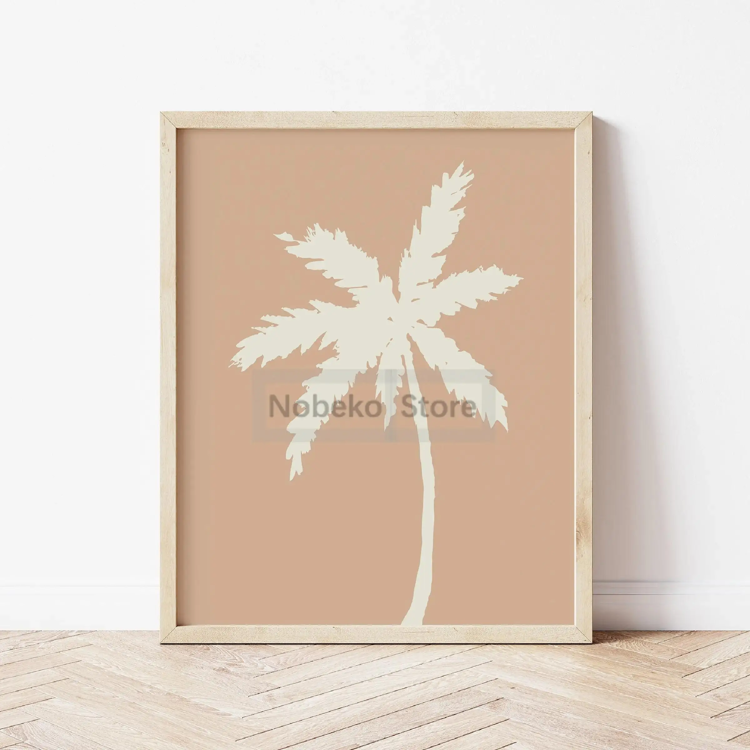 Plakat boho plaża i surfing - cytat letni Burgundia