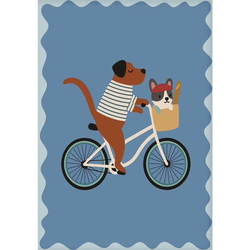 Plakat boho z magicznymi zwierzętami do pokoju dziecięcego Wzór 10