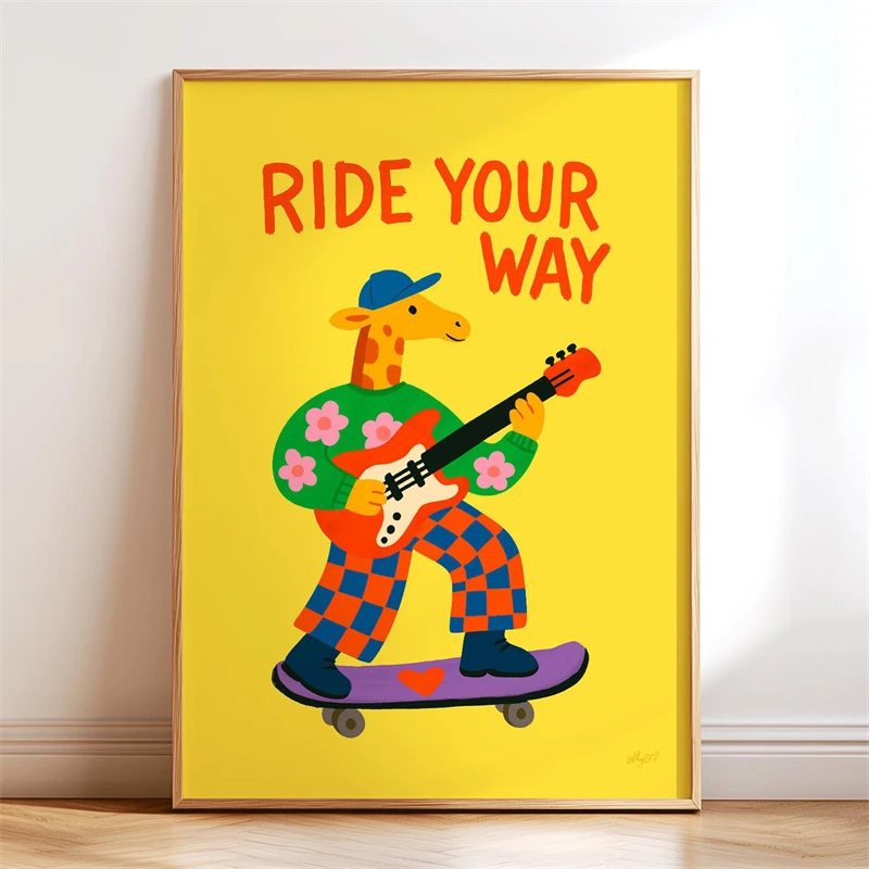 Plakat ze zwierzątkiem do pokoju dziecięcego Q0119 26