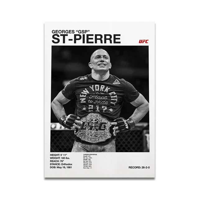 Plakat o tematyce boksu i MMA Wzór 7