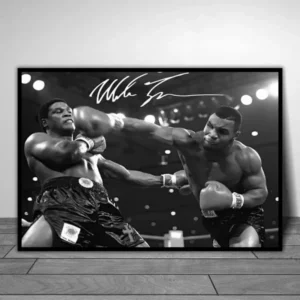 Plakat Mike Tyson i Muhammad Ali - boks z cytatem Pic 04