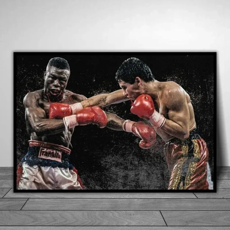 Plakat Mike Tyson i Muhammad Ali - boks z cytatem Pic 05