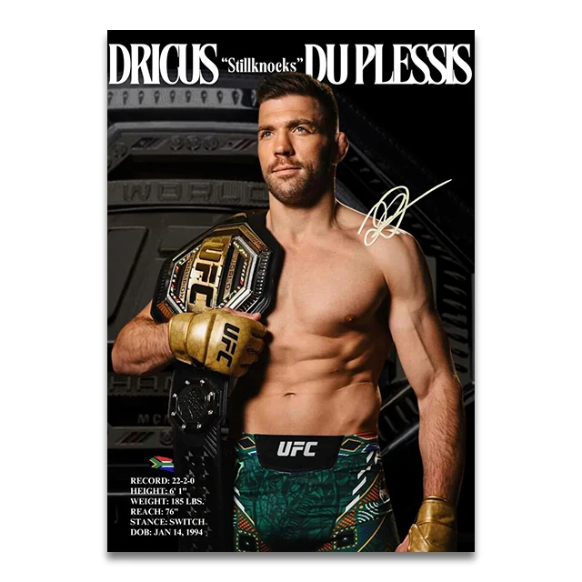 Plakat bokser MMA - sport Wzór 2