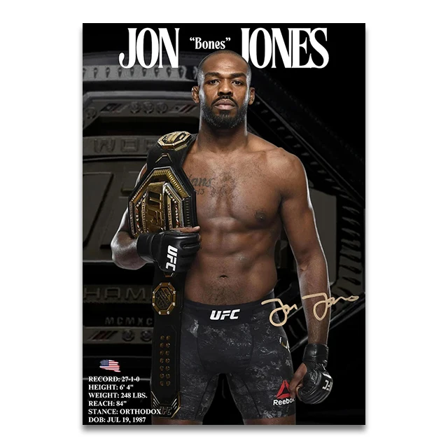 Plakat bokser MMA - sport Wzór 3