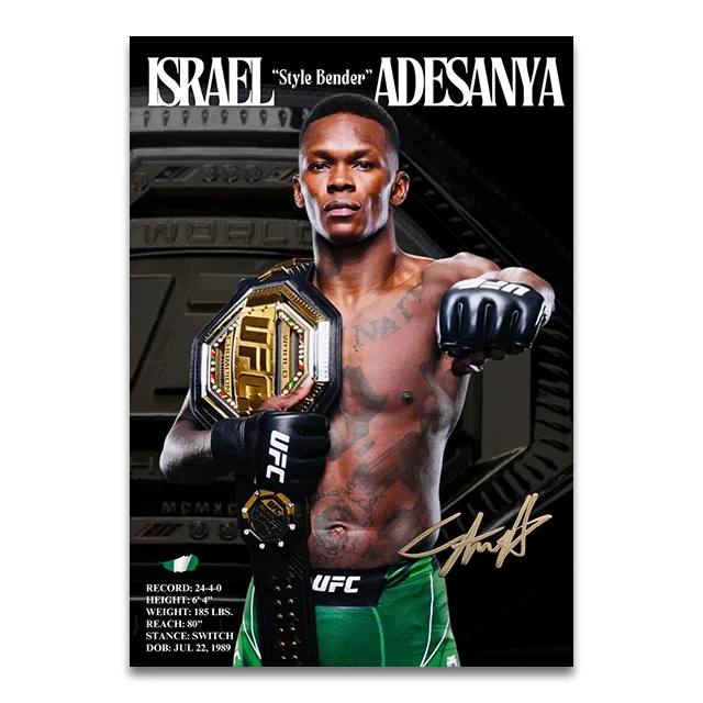 Plakat bokser MMA - sport Wzór 4