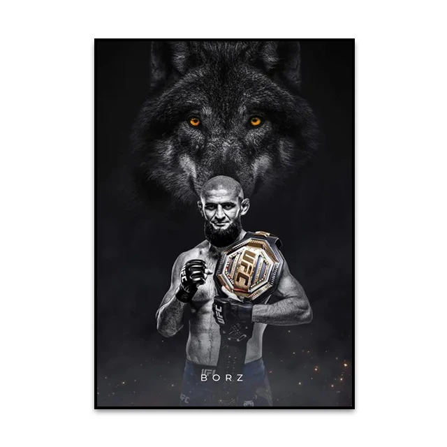 Plakat bokserski MMA Wzór 3