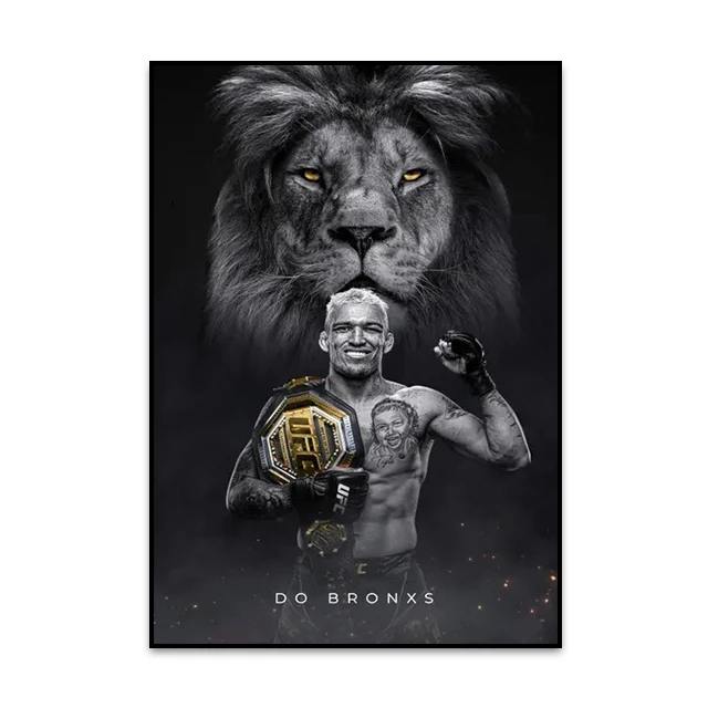 Plakat bokserski MMA Wzór 8