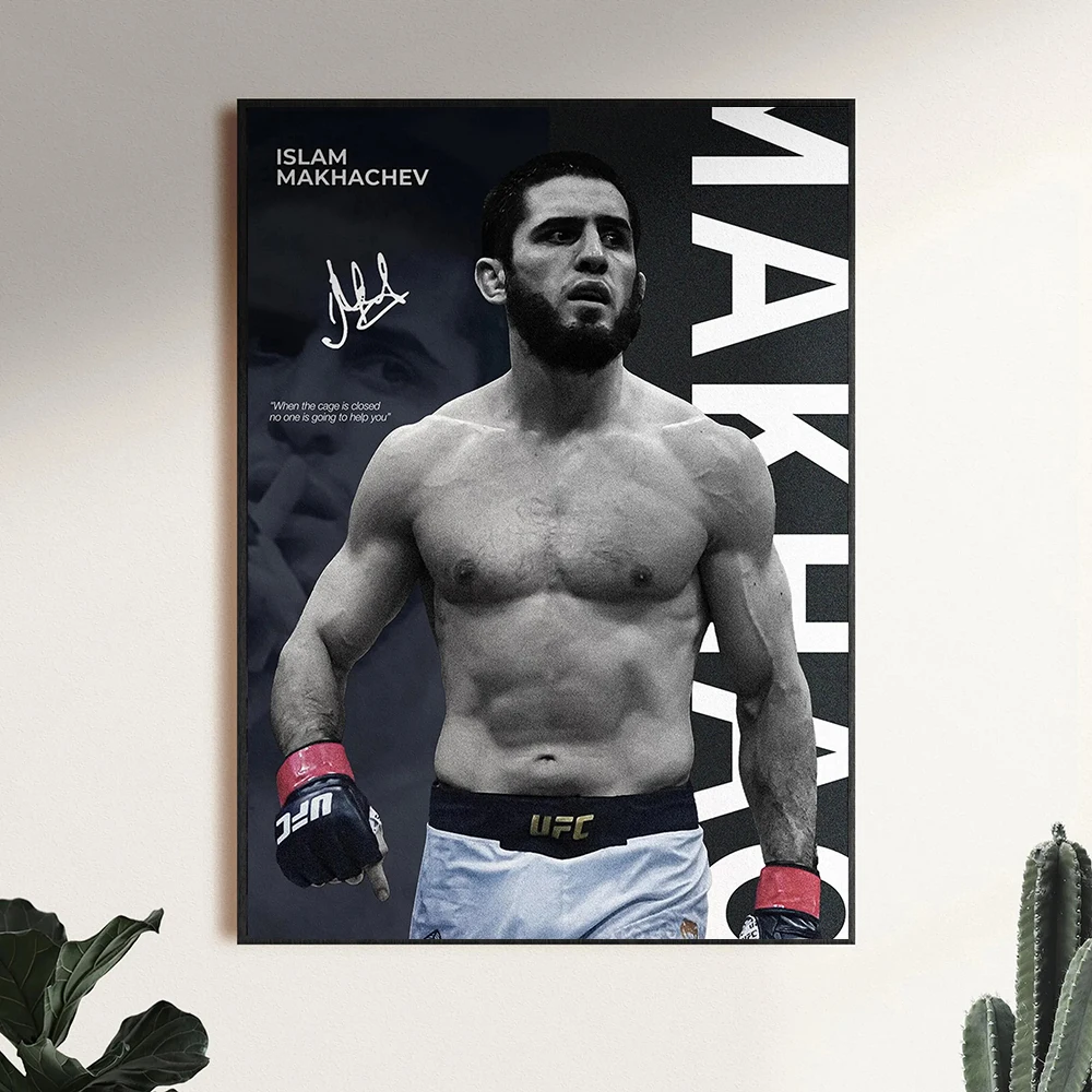 Plakat bokserski z legendą UFC do siłowni Wzór 5