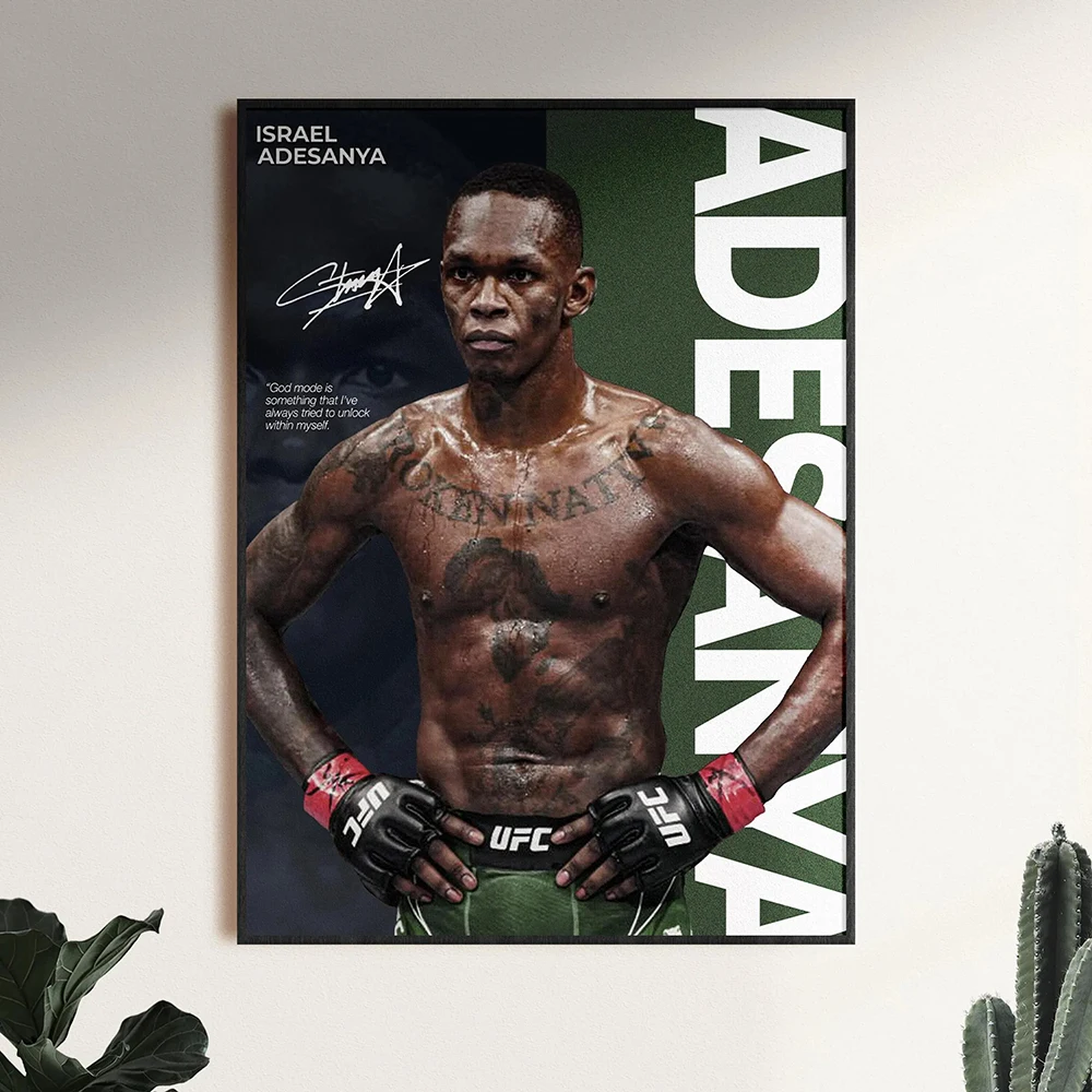 Plakat bokserski z legendą UFC do siłowni Wzór 8