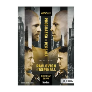 Plakat bokserski walka o tytuł na płótnie Wzór 1