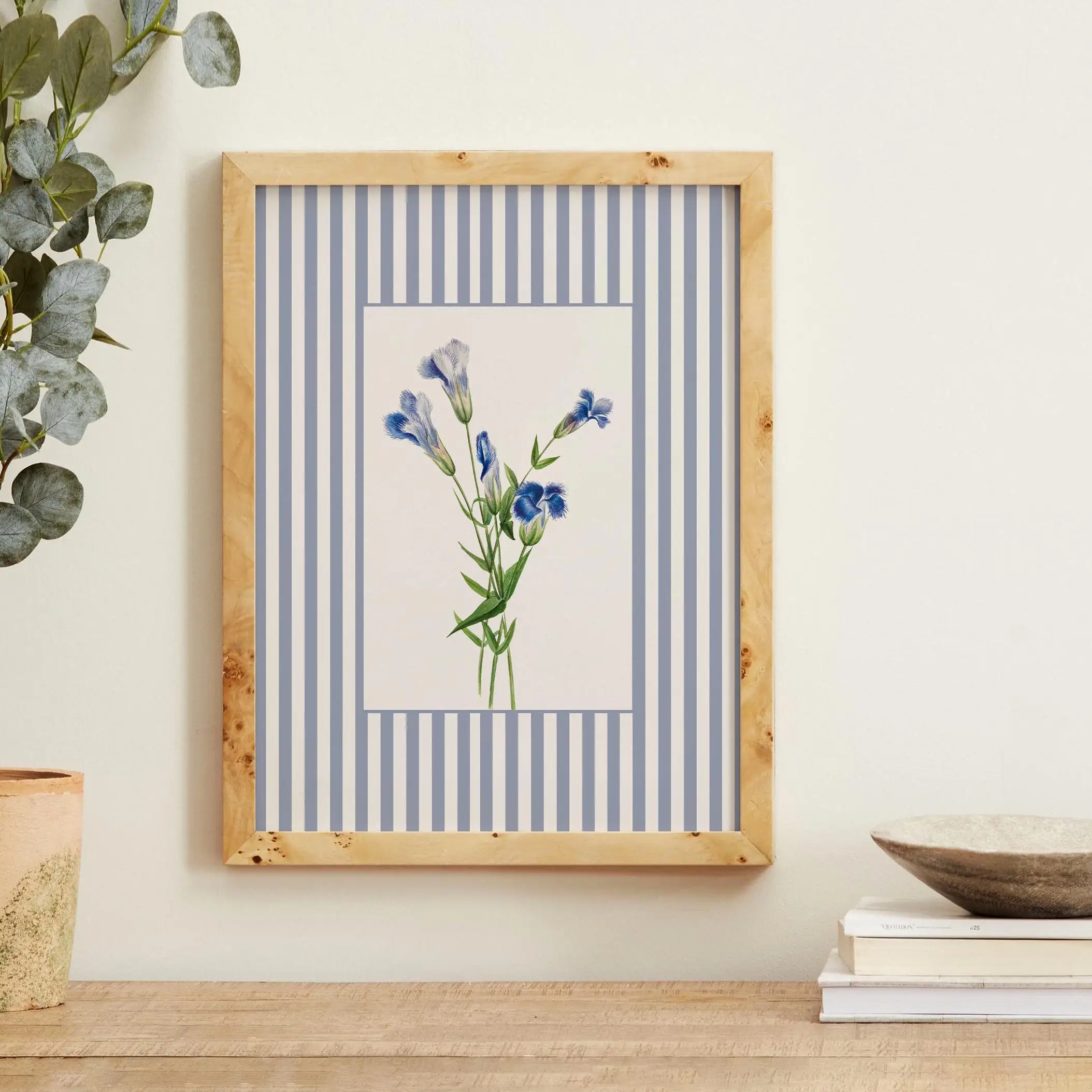 Plakat botaniczny boho w stylu skandynawskim Wzór 3