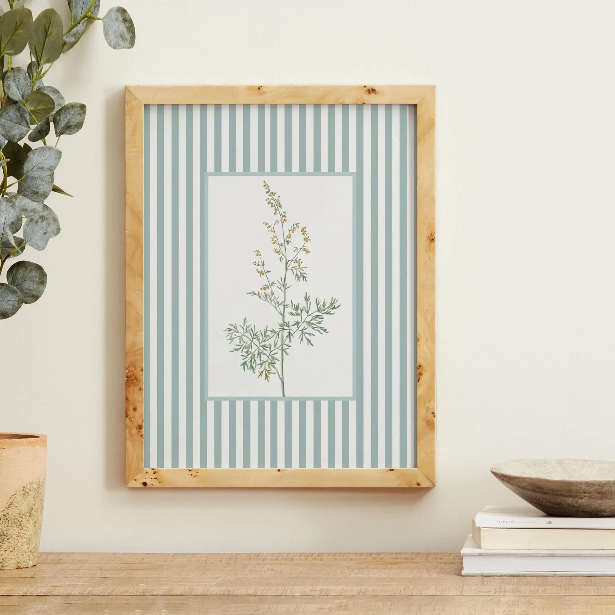 Plakat botaniczny boho w stylu skandynawskim Wzór 6