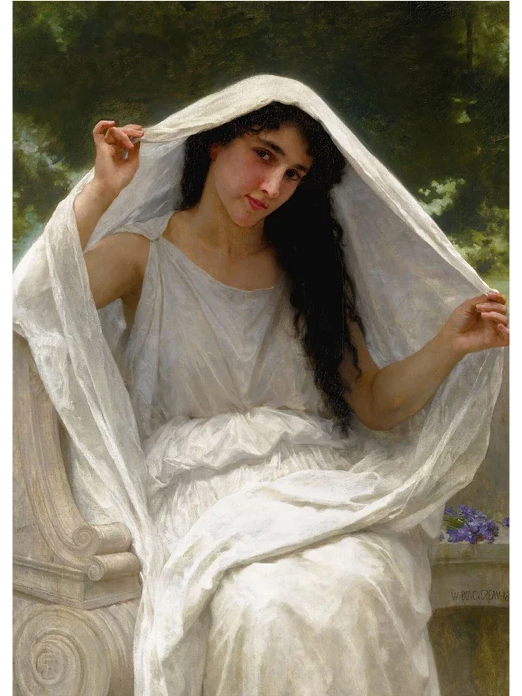 William Bouguereau - plakat z klasycznym malarstwem Wzór 1