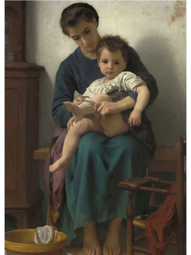 William Bouguereau - plakat z klasycznym malarstwem Wzór 2