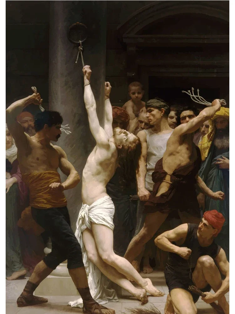 William Bouguereau - plakat z klasycznym malarstwem Wzór 3