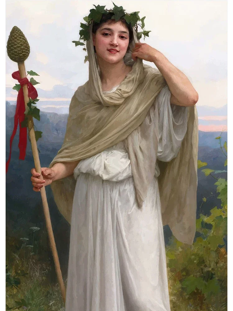 William Bouguereau - plakat z klasycznym malarstwem Wzór 4