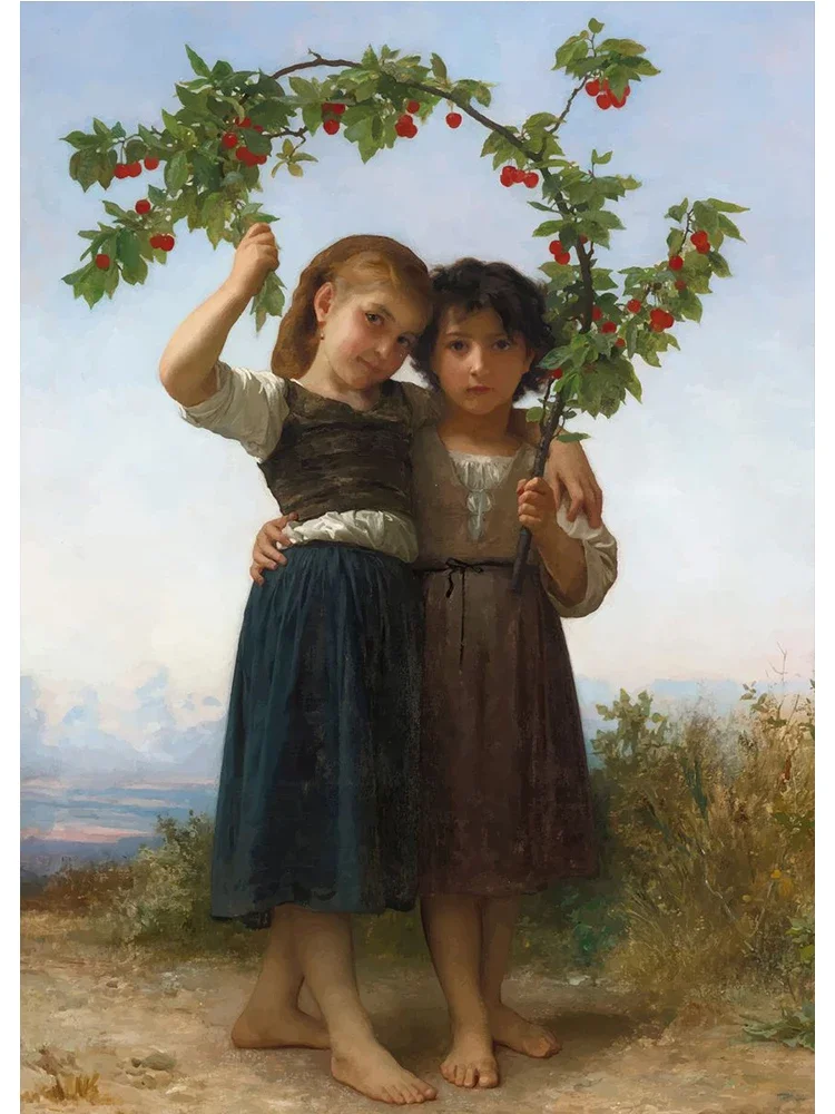 William Bouguereau - plakat z klasycznym malarstwem Wzór 5