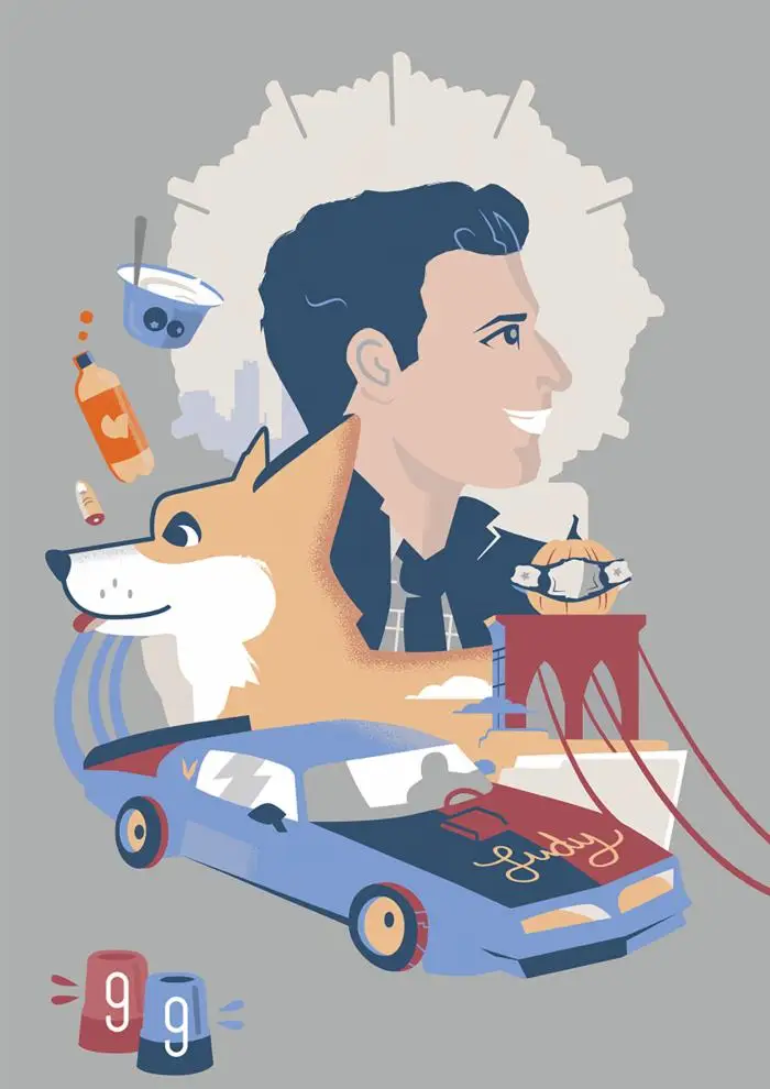 Plakat Brooklyn 99 cytaty z serialu Wzór 6