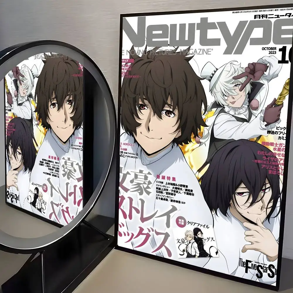 Bungo Stray Dogs - plakat anime vintage Złoto