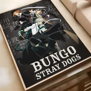 Plakat anime Bungo Stray Dogs Black5