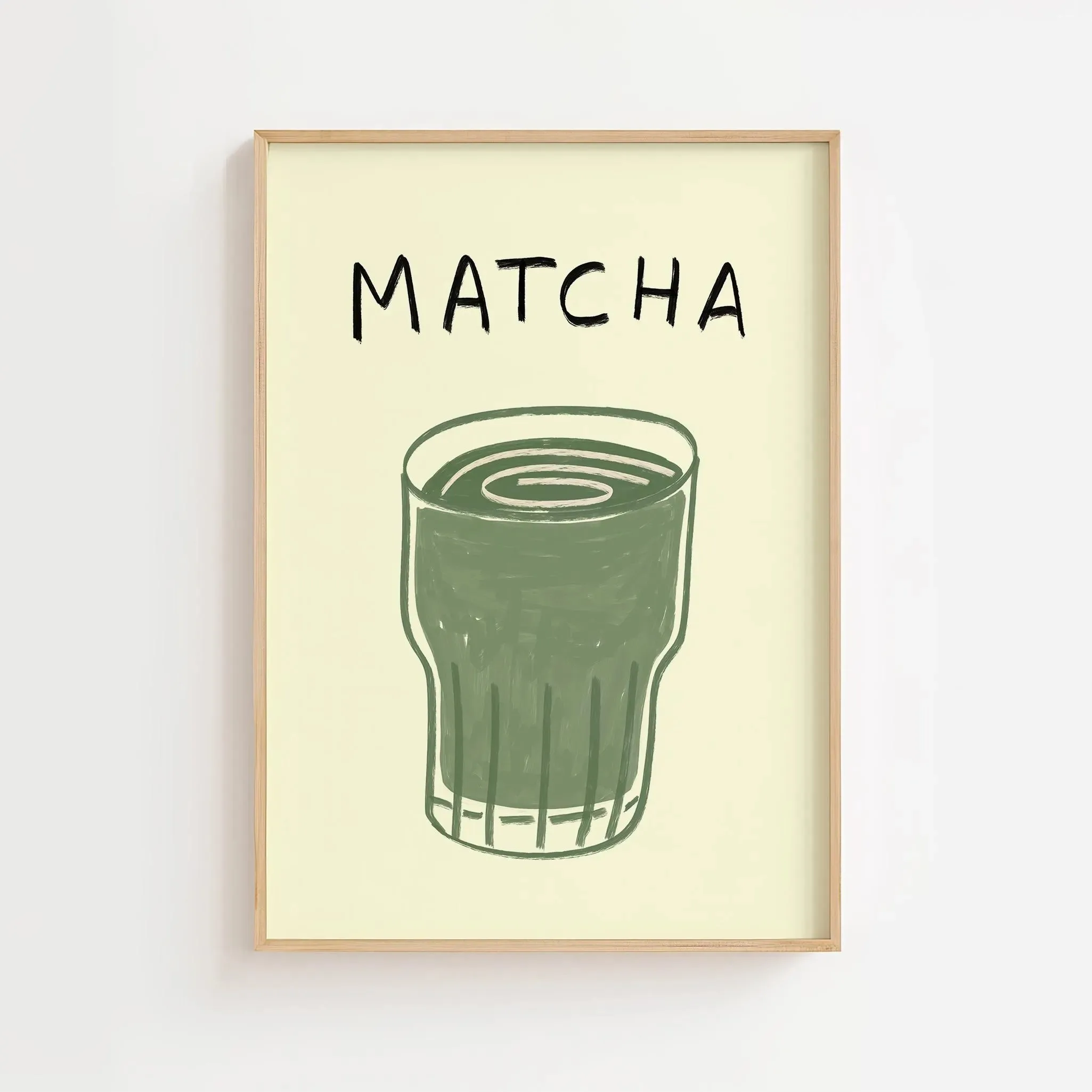 But First Cafecito - minimalistyczny plakat z napisem do kuchni Wzór 5