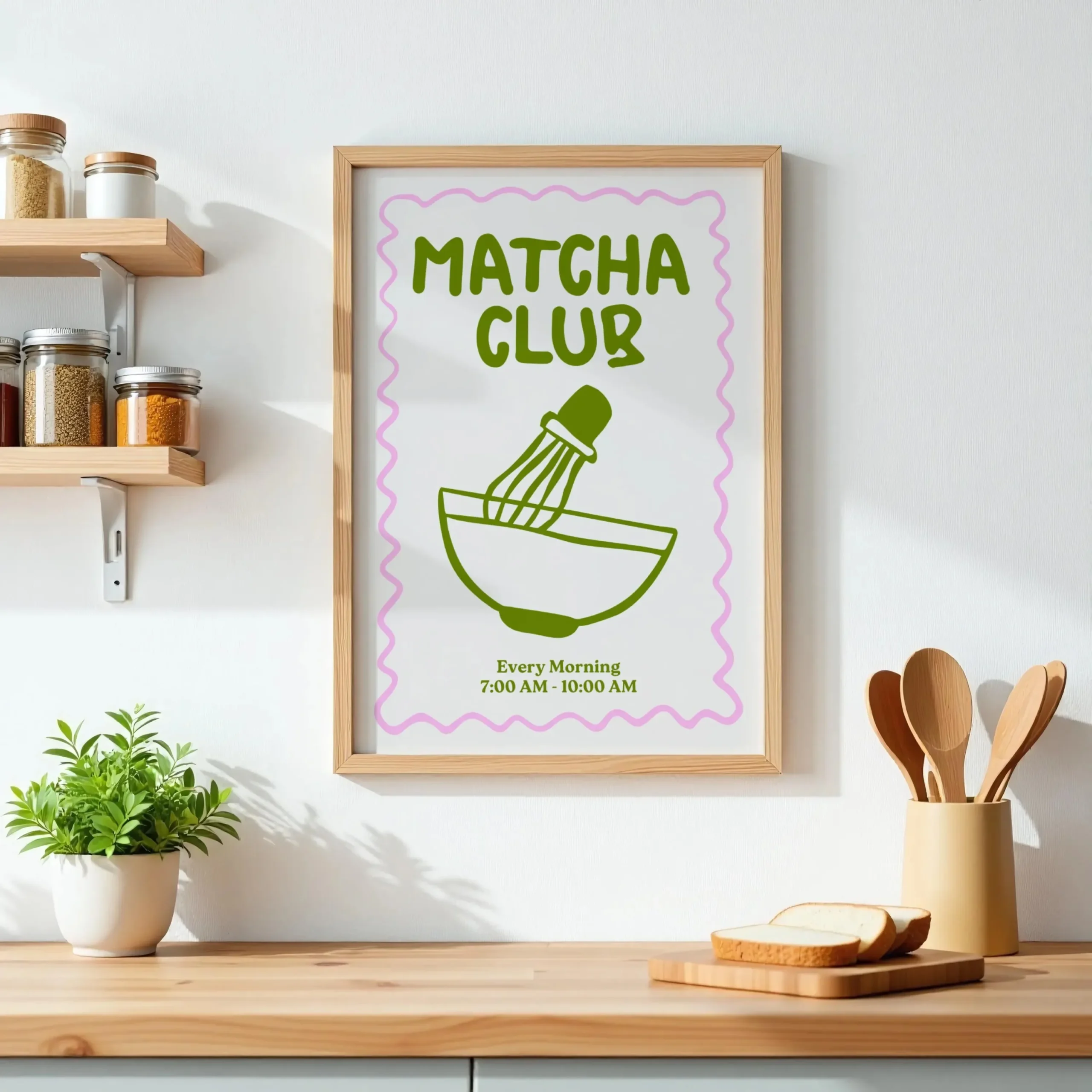 But First Cafecito - minimalistyczny plakat z napisem do kuchni Wzór 7