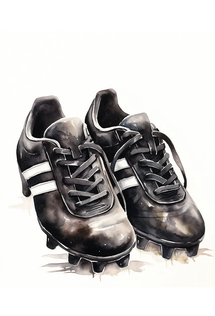 Plakat buty piłkarskie graffiti street art Wzór 8