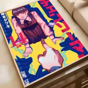 Plakat Chainsaw Man anime Wzór 1