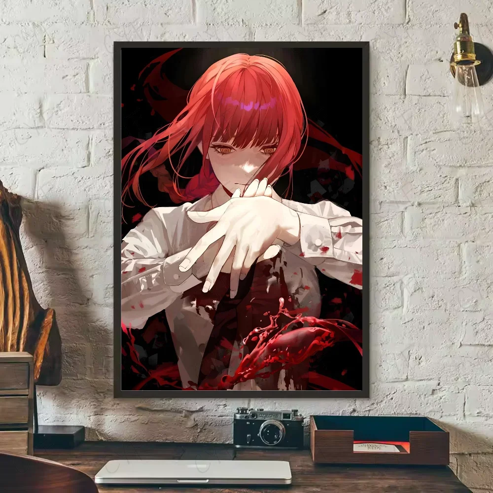 Plakat Chainsaw Man - grafika anime na płótnie Wzór 2