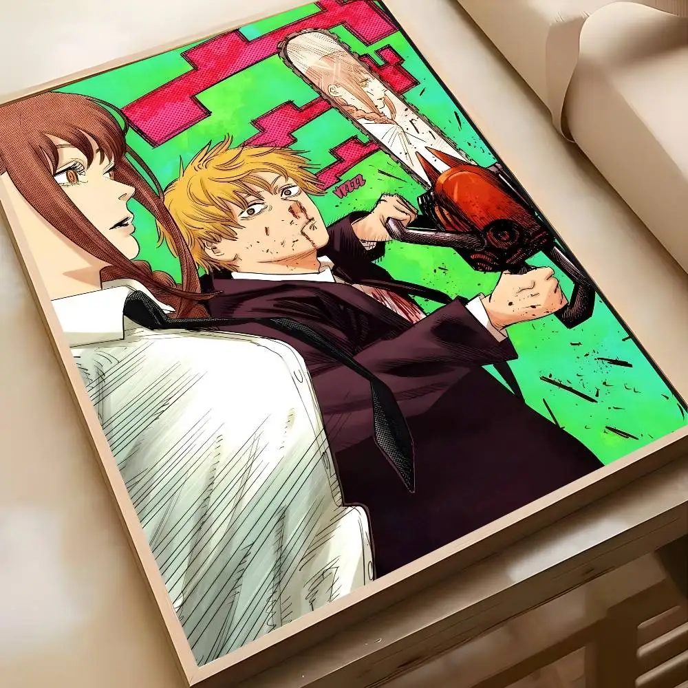Plakat Chainsaw Man anime Wzór 2