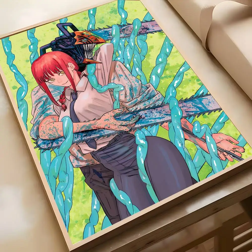 Plakat Chainsaw Man anime Wzór 3