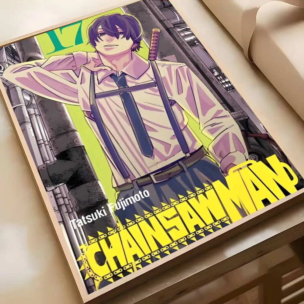 Plakat Chainsaw Man anime Wzór 7