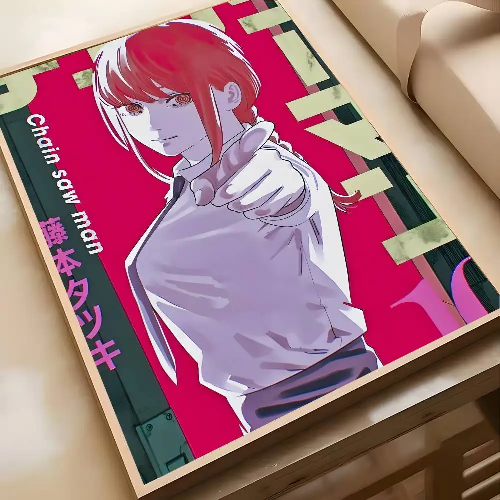 Plakat Chainsaw Man anime Wzór 8
