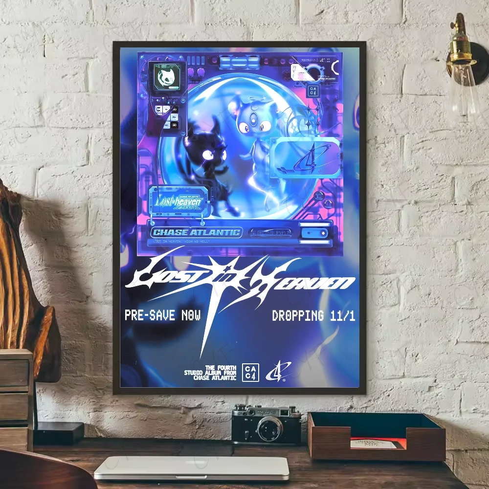 Plakat Chase Atlantic - okładka albumu Czarny