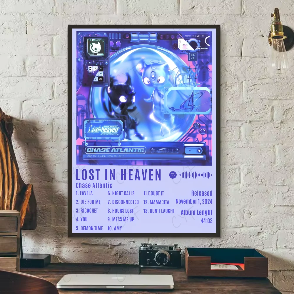 Plakat Chase Atlantic - okładka albumu Czerwony