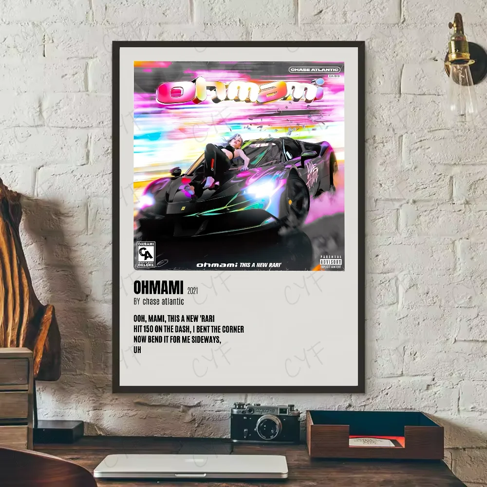 Plakat Chase Atlantic - okładka albumu Zielony
