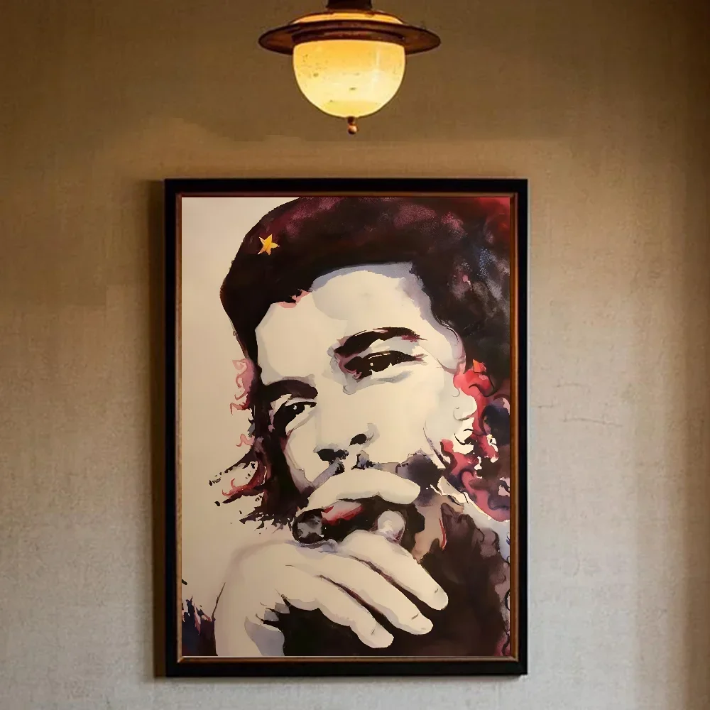 Plakat Che Guevara - kultowy portret rewolucjonisty Fioletowy
