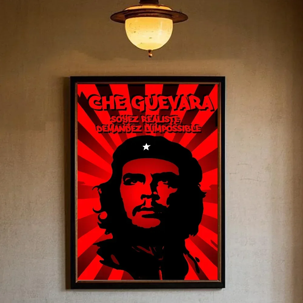 Plakat Che Guevara - kultowy portret rewolucjonisty Niebieski