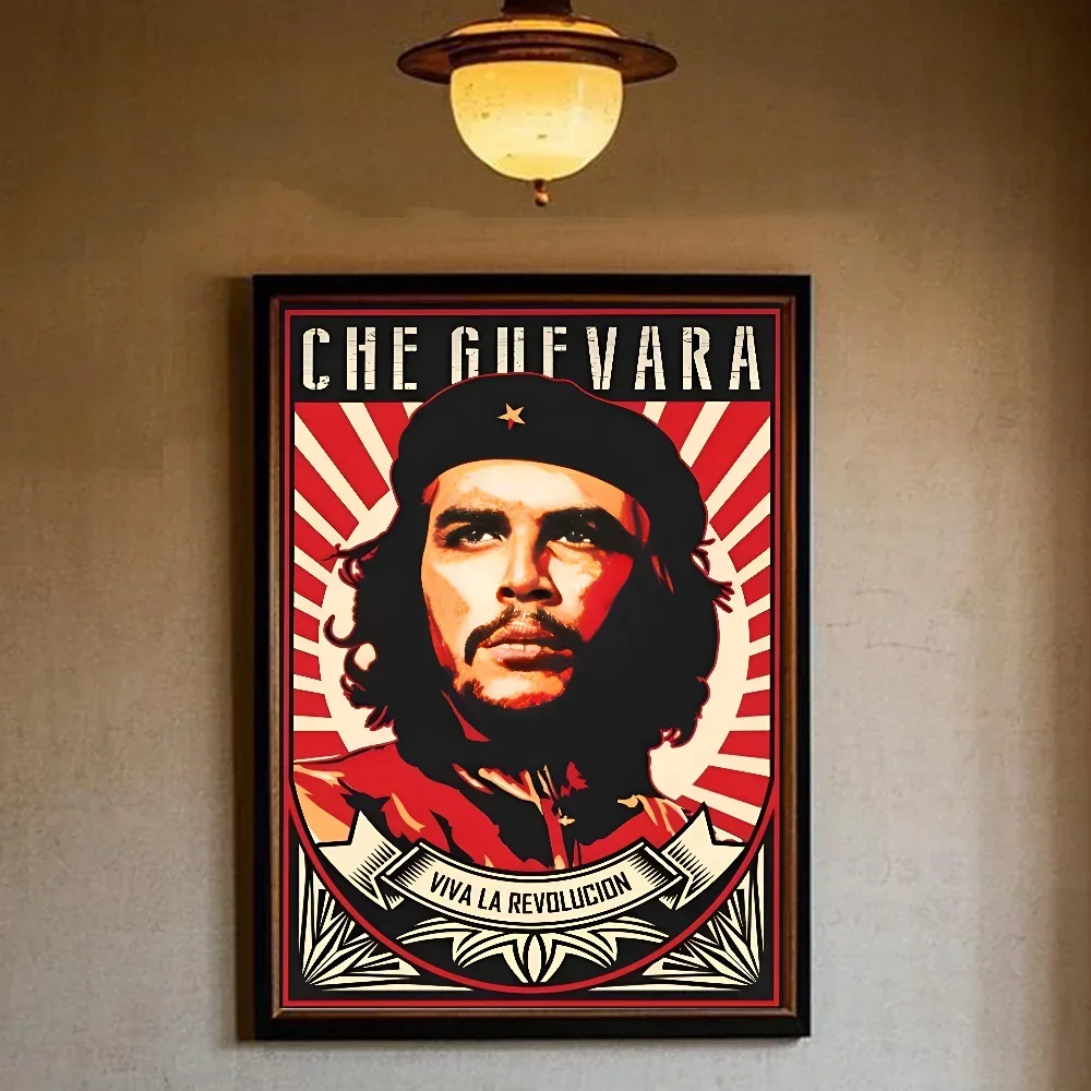 Plakat Che Guevara - kultowy portret rewolucjonisty Złoto