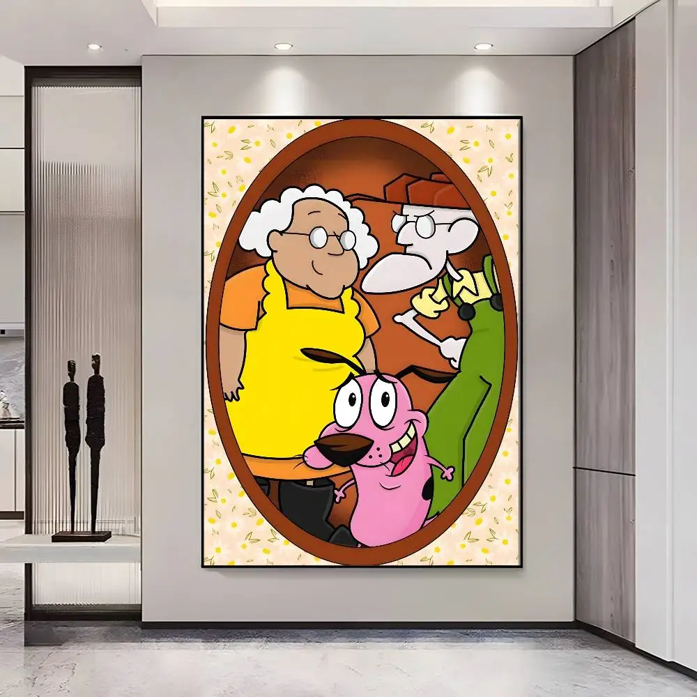Plakat Chojrak tchórzliwy pies Wzór 2