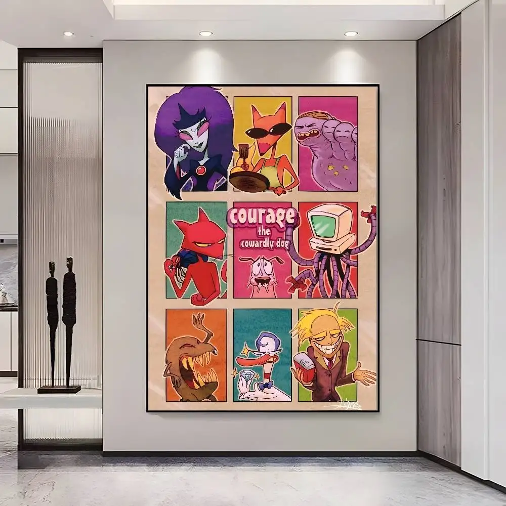 Plakat Chojrak tchórzliwy pies Wzór 3