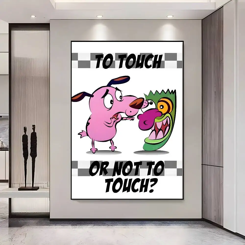 Plakat Chojrak tchórzliwy pies Wzór 4