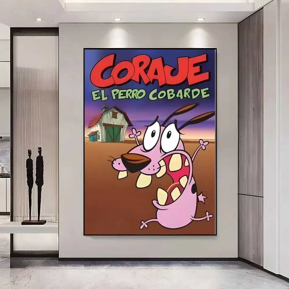 Plakat Chojrak tchórzliwy pies Wzór 5