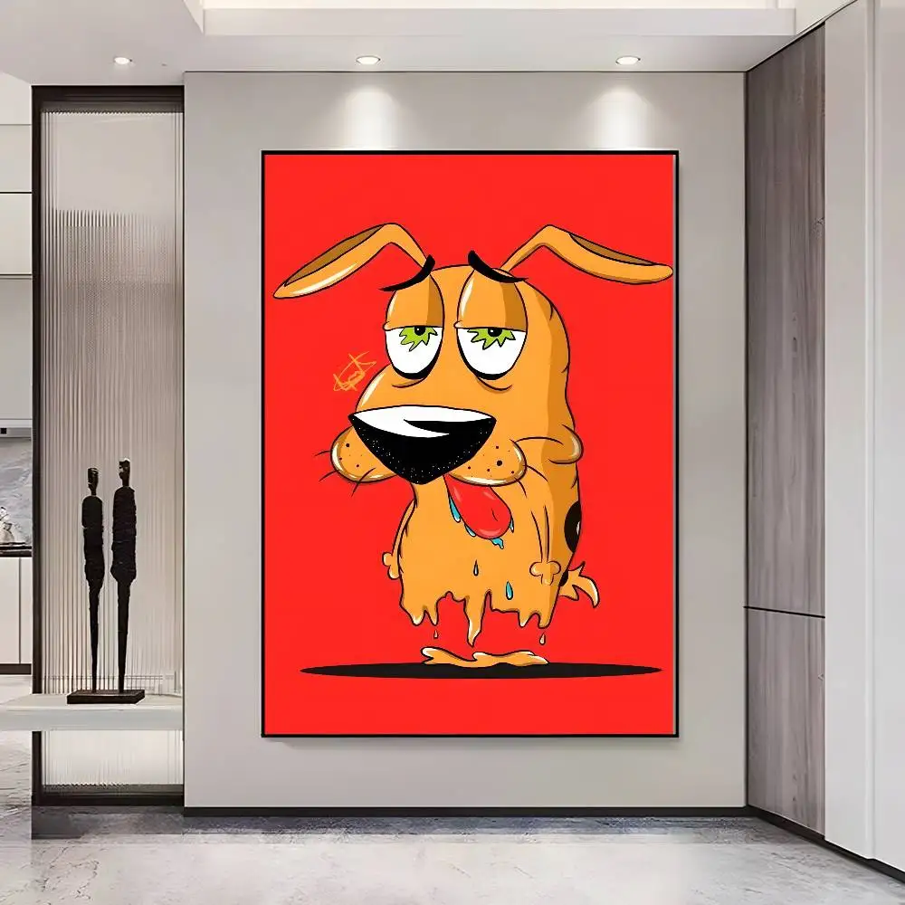 Plakat Chojrak tchórzliwy pies Wzór 7