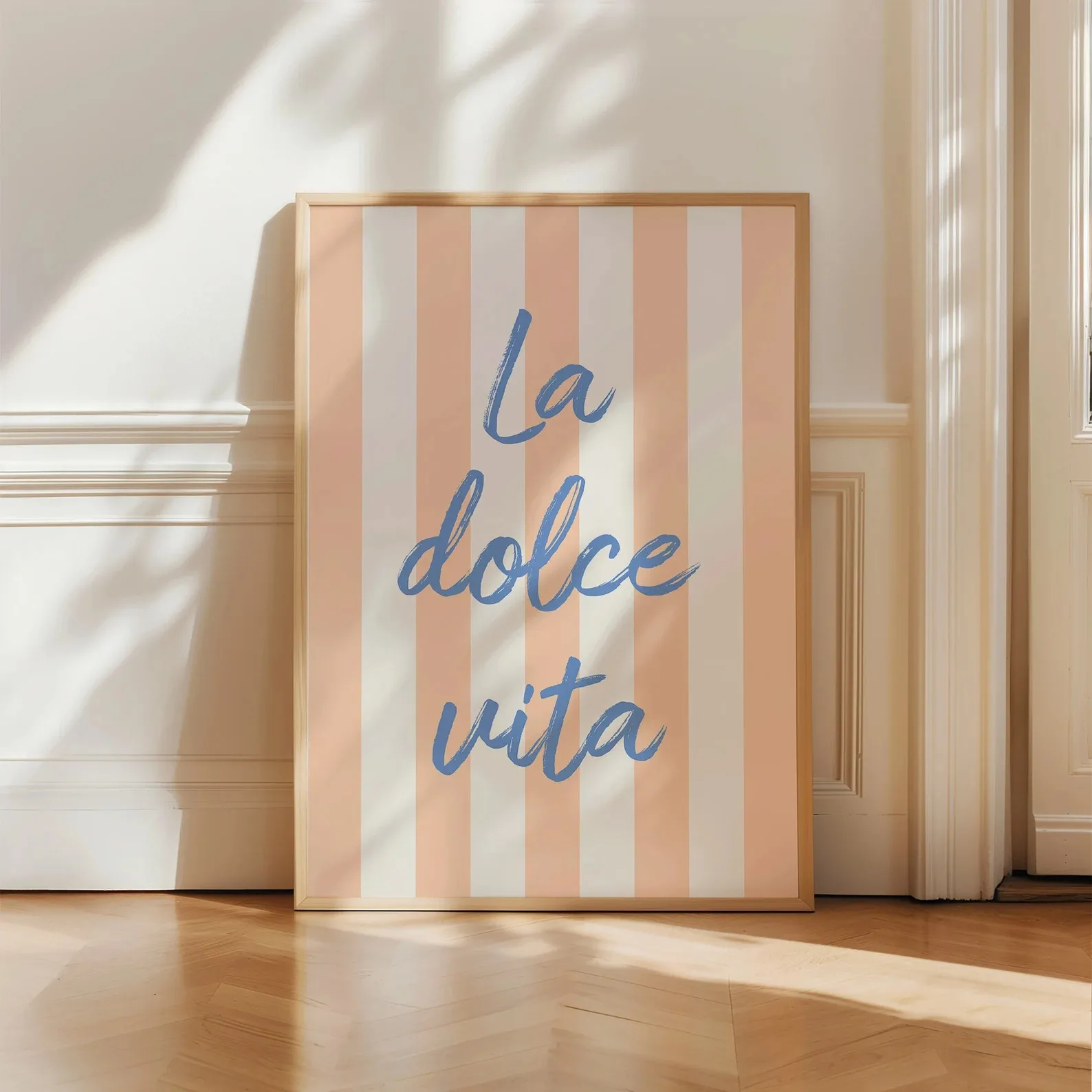 Plakat Ciao Bella włoski cytat Wzór 7